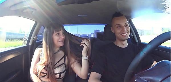  FAKE TAXI WITH A GIRL FROM EXCORT